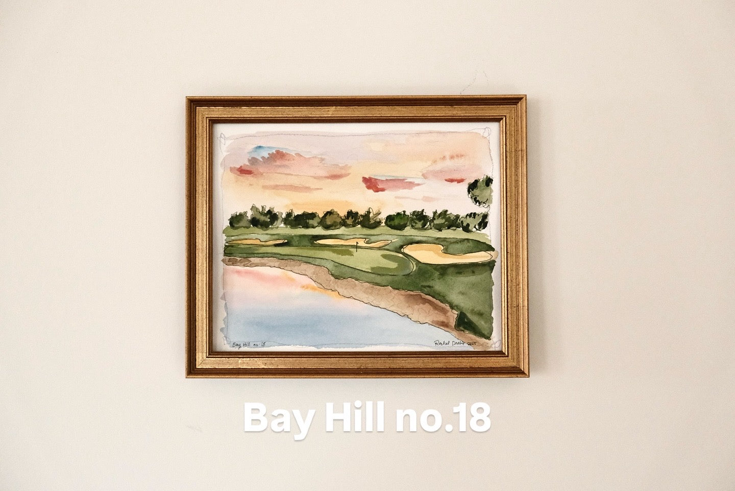 Custom Golf Commission 11x14"